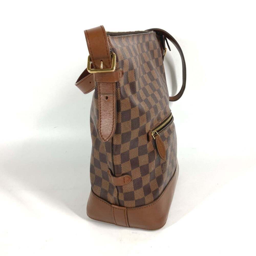 LOUIS VUITTON Authentic Brown Damier Canvas Shoulder Bag - Picture 3 of 16
